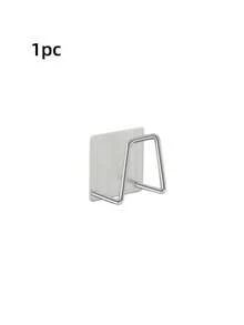 1/2/4pcs Stainless Steel Sponge Holder For Kitchen Sink,Scrub Holder For Kitchen Sink Sponge Holder Dish Scrubber Holder Kitchen Sponge Holder For Sink,Adhesive Sponge Hooks For Bedroom Bathroom Restroom, Christmas Mantel Decor, Christmas Home Inspo - Multicolor - View 18