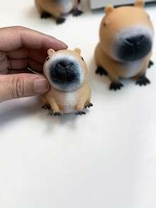 1 件可爱水豚挤压玩具，有趣且可缓解压力的玩具，可爱的宠物和动物玩具，适合儿童益智游戏、青少年和成人缓解压力和减轻压力，圣诞节、生日、节日派对礼物 - 彩色 - 查看 12