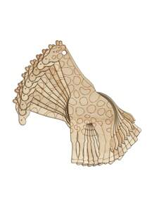 10PCS Blank Animal Shaped Wood Cutouts - Playwood Laser-Cut DIY Craft Kits For Art, Painting & Party Decor - Family-Friendly Wooden Shapes For Kids & Creative Projects