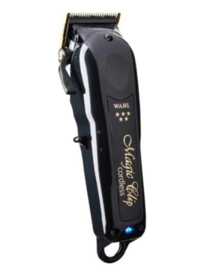Maquina Inalambrica Magic Clip Black Wahl (3026432) Flexibilidad con cable o sin cable: ofrece la comodidad de un funcionamiento con cable o sin cable con hasta 100 minutos de tiempo de funcionamiento con una sola carga.
