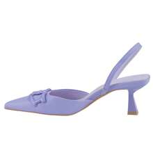 Belovely Women's Slingback Pointed Toe Buckle Sandals, Kitten Heels Slip On Shoe Footwear Active Summer Walking Shoes Girl[Order-24] - 紫丁香 - 查看 6