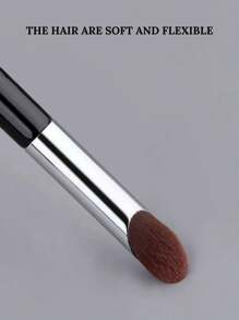 1 Stück schwarzer runder Abdeckstift-Make-up-Pinsel, nahtlose Abdeckung für Pickel, Aknenarben und dunkle Augenringe