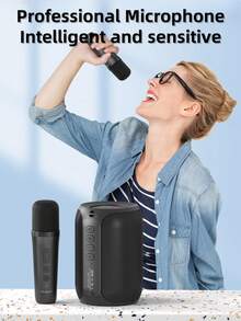 ZEALOT S62M 15W 便携式无线麦克风音箱，强劲低音 3D 环绕立体声，3600mAh 长续航电池，兼容智能手机/平板电脑/电视，支持 TF/USB/AUX/TWS 音频输入，双扬声器可使音量翻倍，适用于汽车、户外、露营、聚会等场合。 - 均碼 - 查看 7