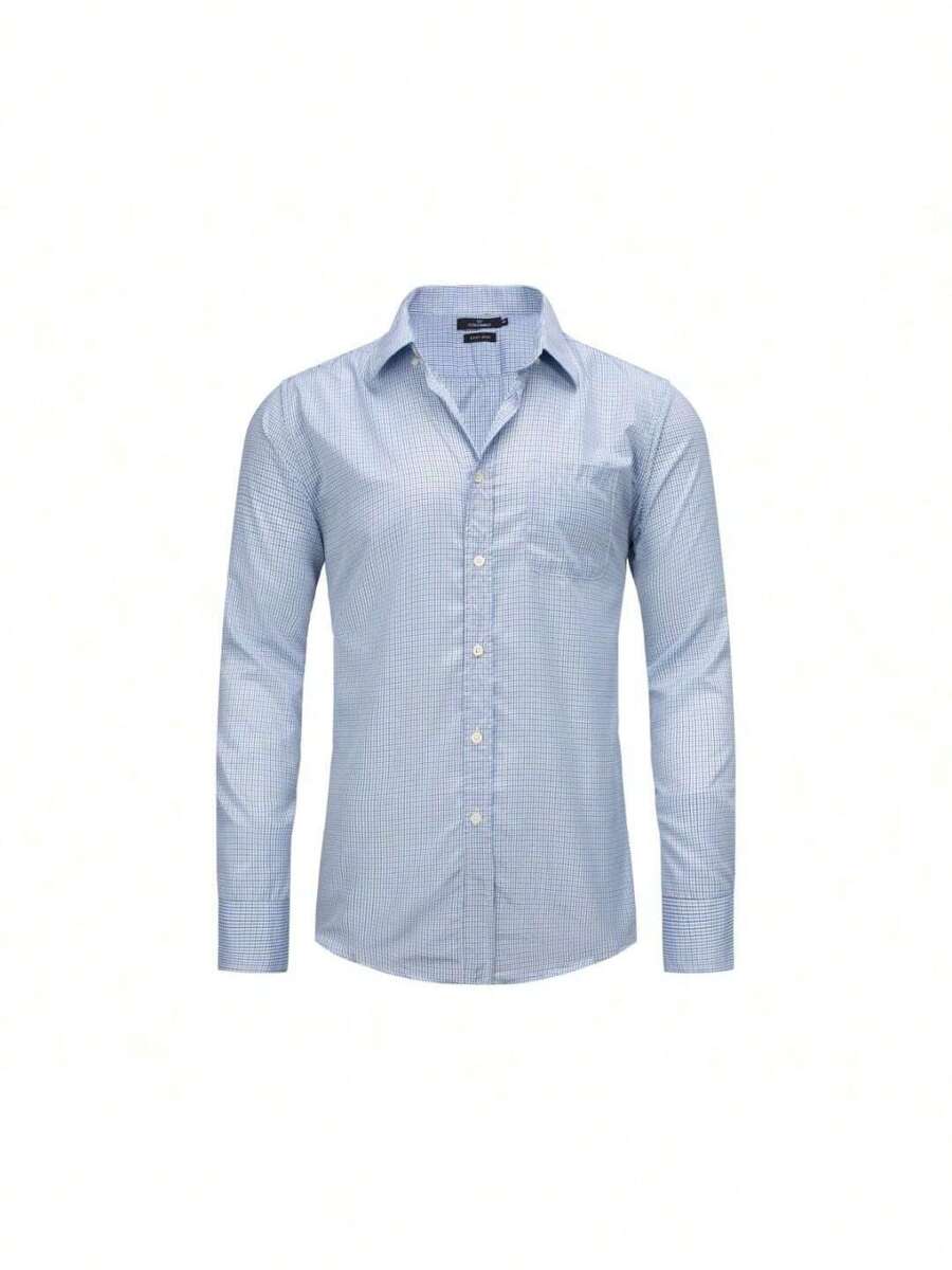 Men Shirts - Blue - View 1