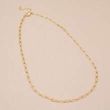 Fine Link Necklace With 18k Gold Plating - Amarillo Oro - Ver 2