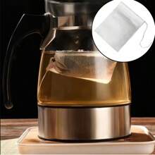 100/300 Pcs Disposable Tea Bags Filter Bags For Tea Infuser With String Heal Seal Non-Woven Fabric Spice Filters Teabags Back To School