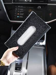 Hộp khăn giấy gắn kính chắn gió ô tô đa năng - Có thể đựng kính thời trang, khẩu trang, v.v., được làm từ da PU bền, lớp lót mềm, khóa dán, kẹp vào tựa lưng ghế, dễ dàng lấy ra mà không cản trở tầm nhìn, kèm túi đựng treo, có nhiều màu sắc để lựa chọn. - Nhiều màu - Xem 17