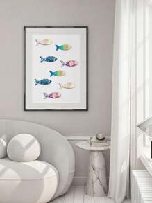 40PCS/20sets DIY Wooden Fish Cutouts Unfinished Wood Ornament Blanks Fish Shaped Wooden Things To Paint, Wood Hanging Ornaments With Hemp Rope Crafting Supplies Home Party Decoration,Open Design, Easy To Hang,Halloween Decorations, Halloween Party Supplies, Christmas Decorations, Christmas Party Supplies