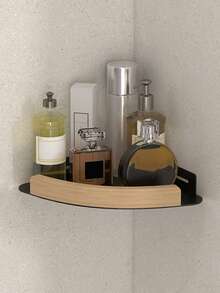 1/4-Piece Home Bathroom Storage Series – Various Styles, Covering Hook Racks, Shelves, Toilet Brush Holders & Toilet Paper Holders - Multicolor - View 8