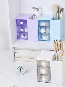 Organizador Gaveta com Divisória Mesa Porta Caneta Porta Treco Armazenamento Multiuso Escritório