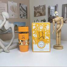 [Free Shipping]  100ml  Eau De Spray, Long-Lasting Floral Scent, Elegant Floral Fragrance, Alcohol Matrix, Formaldehyde Free, EDP, Liquid Perfume, Lasting Flower Fragrance, Suitable For Dating, Birthday, Valentine's Day, Party, Halloween, Christmas And New Year Gifts - 黃色 - 查看 2