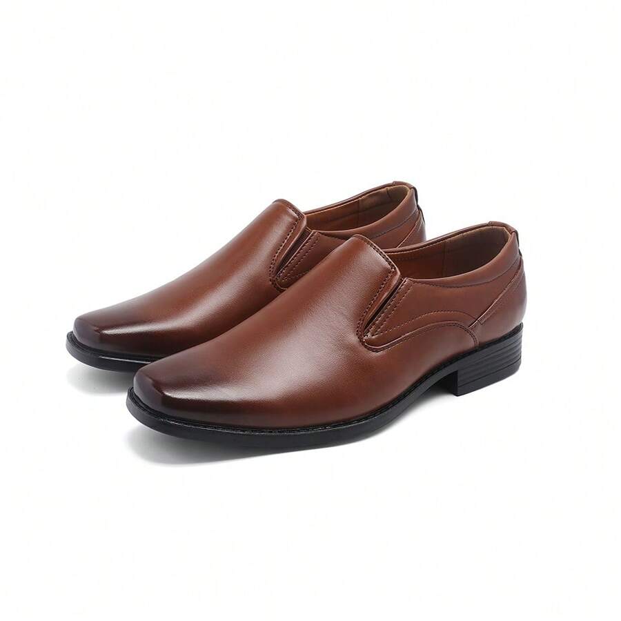 1 pereche de pantofi de afaceri pentru bărbați, de birou, de nuntă, de petrecere, pantofi de rochie formali, potriviti pentru toate anotimpurile