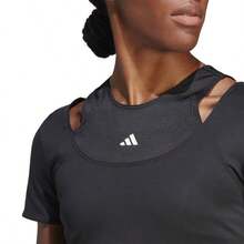 Adidas HIIT CRO TEE T-SHIRTS - Black - View 4