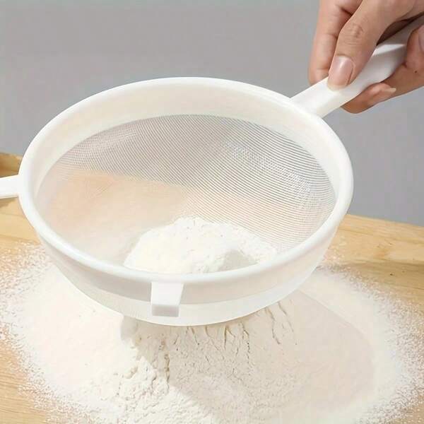 Household Plastic Filtering Mesh Funnel, Juice Soy Milk Strainer Tool, Flour Sieve Skimmer Net, Kitchen Small Tool