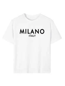 Conjunto de tres piezas de camiseta de cuello redondo casual con estampado para niñas, de manga corta, para el verano, ropa para estudiantes y niños pequeños - ¡Las camisetas coloridas traen alegría y felicidad a cada niño! Ropa para niñas, camisetas gráficas, tops de verano, ropa para niñas preadolescentes - Rosa - Ver 5
