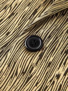 Men's New Spring Autumn Blazer Jacket, Versatile Casual/Business Suit Jacket - Yellow - View 7