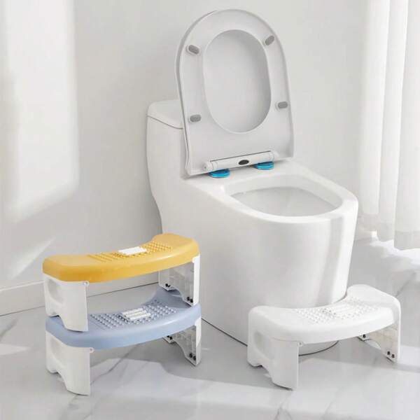 TOEDO 1 Pieza Taburete de inodoro Squatty Potty, taburete de pie para inodoro para mujeres embarazadas, adultos y personas mayores