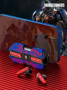 TRANSFORMERS Transformers TF-T01 Bluetooth Ohrhörer, kabellose Ohrhörer mit Halbinnenohrtechnik, Berührungssteuerung für Lautstärke, geringe Latenz, Mikrofon, Musik, Gaming, passive Geräuschunterdrückung