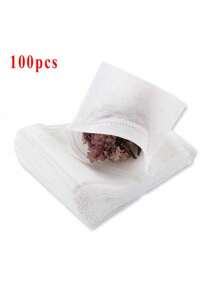 100/300 Pcs Disposable Tea Bags Filter Bags For Tea Infuser With String Heal Seal Non-Woven Fabric Spice Filters Teabags Back To School