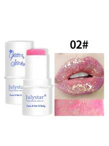 8 Color Stage Makeup Face Glitter Eyeshadow, Highly Pigmented Sparkling Body Highlighter Stick. Once Set, The High-Intensity Eyeshadow Can Maintain Its Original State For Hours Without Creasing Or Fading. Waterproof And Sweat-Proof, Lasting All Day Long. The Compact And Lightweight Packaging Design Is Convenient For Carrying And Traveling. Suitable For Music Festival Accessories, Stage Performances, Carnivals, Theme Parties, Birthday Parties, Holiday Events, Cosplay, Halloween Makeup, Christmas Makeup, Or Other Glitter Needs.