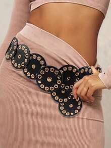 1pc Geometric Pattern Bohemian PU (Polyurethane) Waist Belt - Belt - View 8