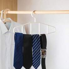 2pcs/1pc ABS Home Used Scarf, Tie & Belt Organizer Hanger Rack, For Storing Scarf,Tie, Suitable For Bedroom, Balcony, Dorm