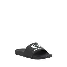Balenciaga Logo Men's Slippers - Black - View 2