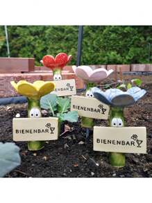 1pc Insect Drinkers Fascinating Drinkers For Wild Bees And Insects Flower Shaped Bee Drinking Station Feeding Adds Charm To Your Yard Or Garden Suitable For Butterflies And Bee