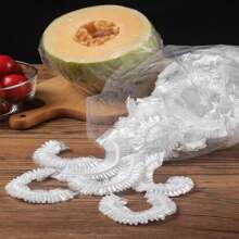 20/100/200/300/400/500pcs Set Plastic Wrap Film Bags, For Bowl Covers, Leftover Food Covers, Kitchen Essentials, Keep Food Fresh, Kitchen Supplies, Maintain Food Freshness And (Color/White)