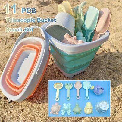 11PCS Beach Sand Toys Set - Fun Morandi Color Combination - Perfect Outdoor Toys For Kids!Magic Sand,Sand Kids,Beach Toys Outdoor,Kids Tent,Beach Toys,Beach,Sand Toys,Beach Stuff Kids,Beach Bucket Sand,Water Toys