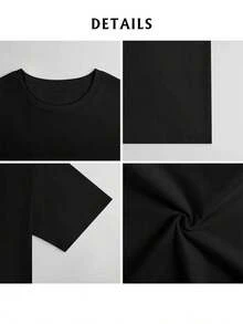 Noob & Professional Gamer Will Do Chores For Robux Boys T-Shirt, Cotton Blend, Funny Black Shirt For 3-13Y Boy Girl Teen - 黑色 - 查看 4