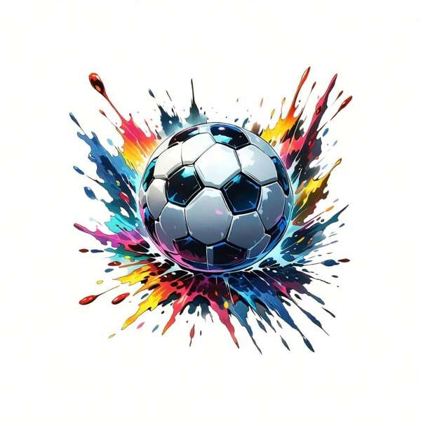 1pc/2pcs/3pcs Football Print Hot Sticker - Plastic, Casual Style, Washable Heat Transfer Applique For T-Shirts, Jeans, Jackets, Backpacks, Clothing And Hats,School Supplies,Back To School