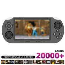 SF3000 Retro Handheld Video Game Console Linux System 4.5 Inch 854*480 IPS Screen 3000mAh Portable Pocket Video Player Games - Black - View 2