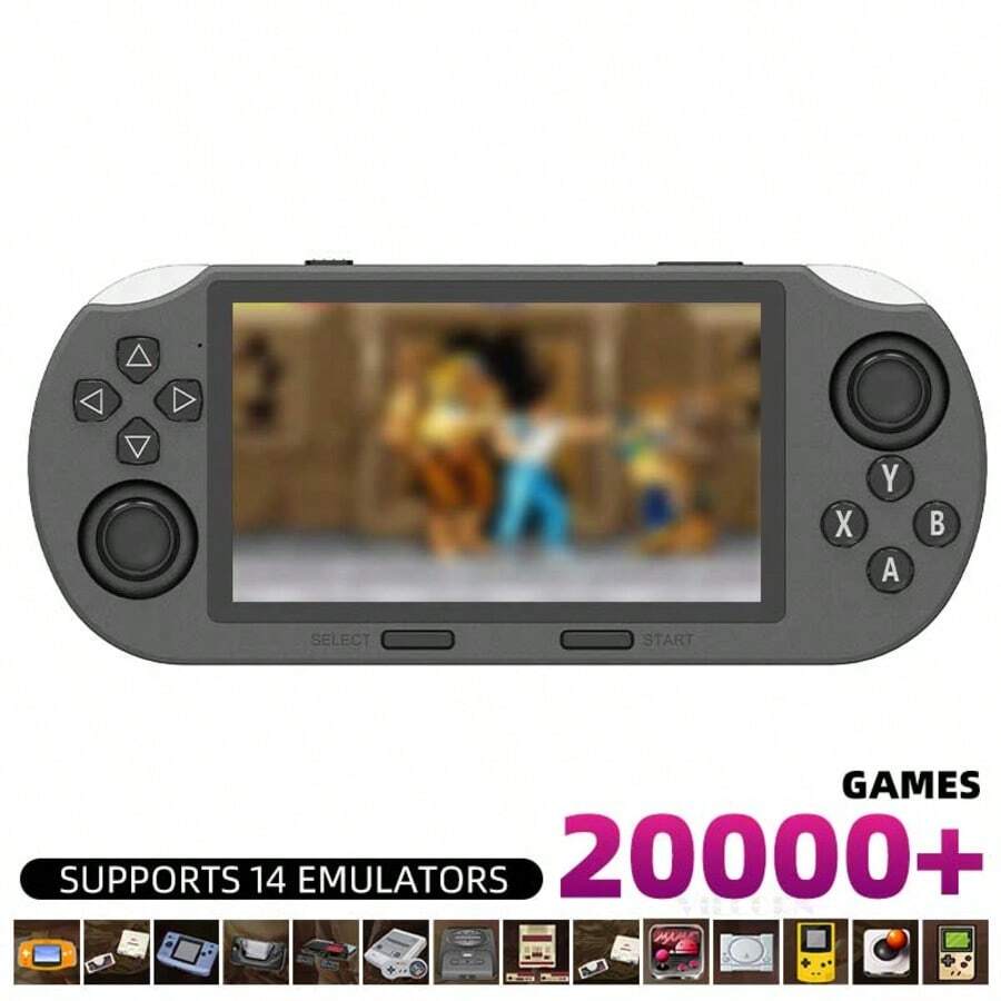SF3000 Retro Handheld Video Game Console Linux System 4.5 Inch 854*480 IPS Screen 3000mAh Portable Pocket Video Player Games