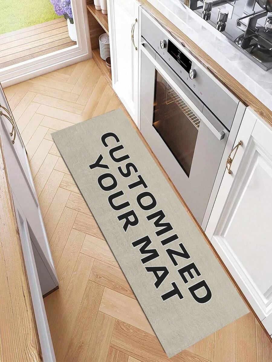 1pc Customized Pattern 50*120cm Carpet/Mat, Your Carpet, Your Choice! Great Gift For Family, Customized Doormat, DIY Customized Carpet, Non-Slip Bottom, Personalized Carpet, Living Room Carpet, Bedroom Carpet, Foyer Carpet, Kitchen Carpet, Bathroom Carpet, Game Room Carpet, Study Carpet - Color You Like - View 1