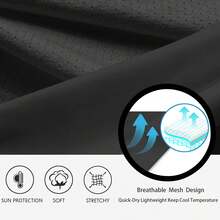 wulibike Women Cycling Jacket,Windbreaker Breathable Running Jackets Lightweight Packable Hiking Jersey With 3 Zipper Pockets - 黑色 - 查看 5
