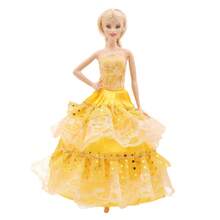 11.5 英寸时尚娃娃节日生日派对角色扮演优雅礼服，款式多样，适合公主和派对礼物 [不含娃娃] - 多色 - 查看 17