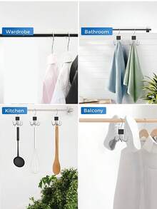 3 件 360° 可旋转皮带挂钩 - 节省空间且多功能的衣柜整理器，适用于皮带、胸罩、领带、围巾、背心和钱包 - 终极配饰存储解决方案