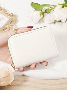 Burgundy Bag Charry Red Bag Wine Red Bag,Stylish And Durable Women's Short Wallet With Zipper Closure, Multi-Card Slots For Credit Card And Coin Storage, Compact And Portable Design Perfect For Travel, Work, And Daily Use, Ideal Gift For Girlfriend, Mother, Or Teacher, Fashionable And Minimalist Style