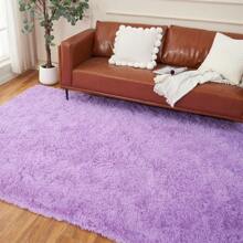 1 pièce, Tapis de zone doux pour chambre à coucher moelleux, tapis moelleux antidérapant à poils longs et doux pour le chevet, tapis de salon tie-dye pour filles enfants bébé adolescent dortoir décoration maison, tapis de chambre à coucher salon nurserie décoration de pièce