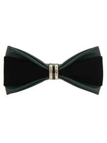 Corbatín de hombre de moda de piel de PU con tachuelas de cristal brillante, adecuado para bodas, fiestas, escenario o cócteles, disponible en múltiples colores