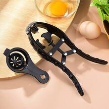 2pcs Egg Beater, Egg Cracker, Egg Opener, Kitchen Gadgets - Multicolor - View 7