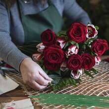 Floral Stem Wire Flower Arrangements And DIY Crafts,Floral Arrangement Kit With Green Tape And Wire,Floral Wire For Florist Flower Arrangement 6/7.8/10/11.8/16 Inches(Green) - Green - View 7