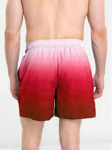 Men Plus Size 3D Digital Print Breathable Soft Casual Summer Hawaii Vacation Beach Everyday Loose Men Shorts, Hawaiian