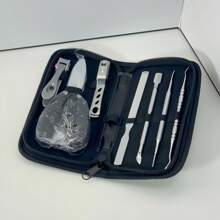 1Set Nail Clipper Set ,Stainless Steel Manicure Set, Nail Care Tools. ﻿