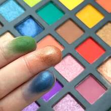 K'APEINE Paleta de sombras de ojos de 36 colores, sombra de ojos profesional multicolor resistente al agua y al sudor, maquillaje popular europeo y americano