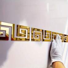 10/20 件，5 厘米/10 厘米，自粘镜面贴纸套装，方便用于家庭、房间的艺术墙面装饰，可移除和重新粘贴，适用于办公室、客厅、浴室、厨房、卧室 DIY 装饰镜面墙贴墙艺术卧室装饰客厅墙纸墙贴派对装饰客厅装饰办公室装饰物品个性化贴纸墙镜房间镜子家居装饰浴室装饰 - 彩色 - 查看 4