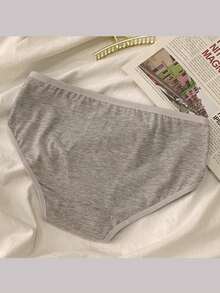 5pcs/Pack Women & Girls Cotton Breathable Mid-Waist Triangle Briefs - Multicolor - View 6