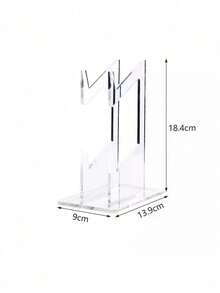 1 件通用亚克力耳机挂架，可拆卸桌面展示架，生日礼物，Switch 游戏控制器/电子产品/消费电子产品/PS 游戏机支架和支架 - 透明 - 查看 7