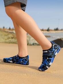 1 Pair Kids Boys' Comfortable Casual Lightweight Fashionable Outdoor Water Sports Sandals, Suitable For Summer - Black - View 2